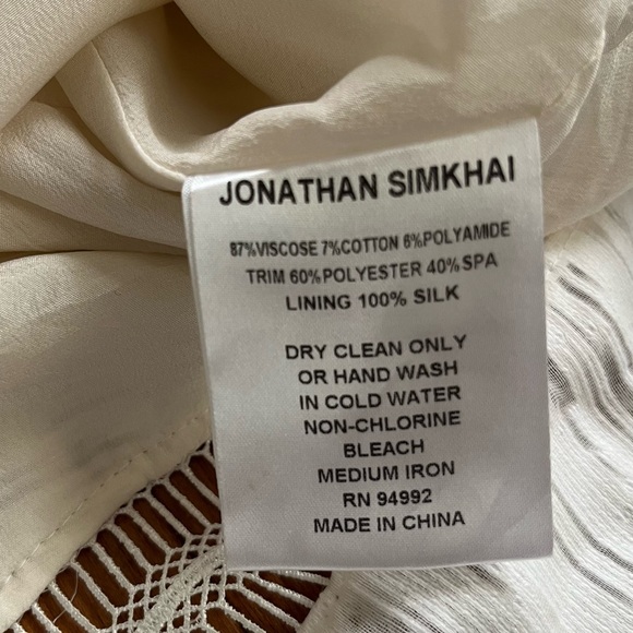 Jonathan Simkhai Lielle Fringe Cutout Bandage Dress - Picture 6 of 16